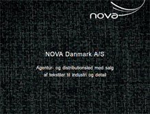 Tablet Screenshot of novadanmark.dk